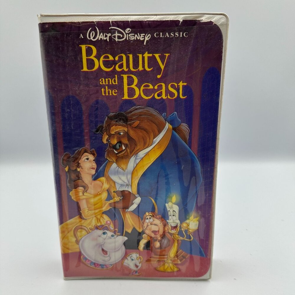 Beauty And The Beast VHS Walt Disney Classic 1992 Animated Musical Family Tale